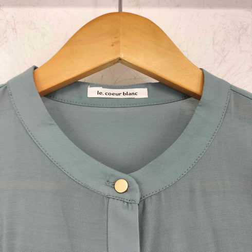 ルクールブラン le.coeur blanc シャーリングギャザーブラウス レディース  38